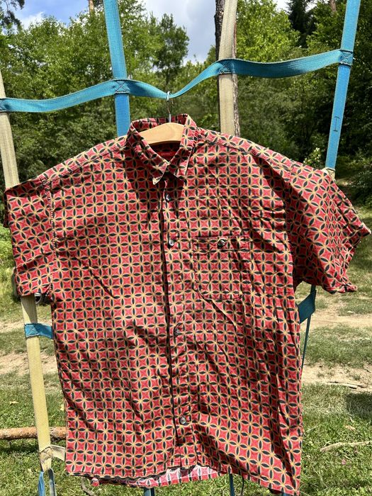 Camasa cu maneca scurta de festival design abstract marime XL