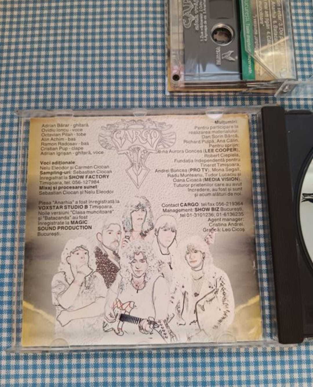 CD Cargo Ziua Vrajitoarelor,caseta audio, colectie,Rock Romanesc vechi