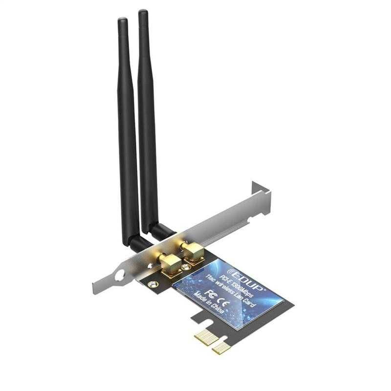 Wi-Fi адаптер EDUP EP-9607, PCI-E, 1200 Мбитс новый в упаковке.