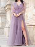 Rochie din tull cu sclipici