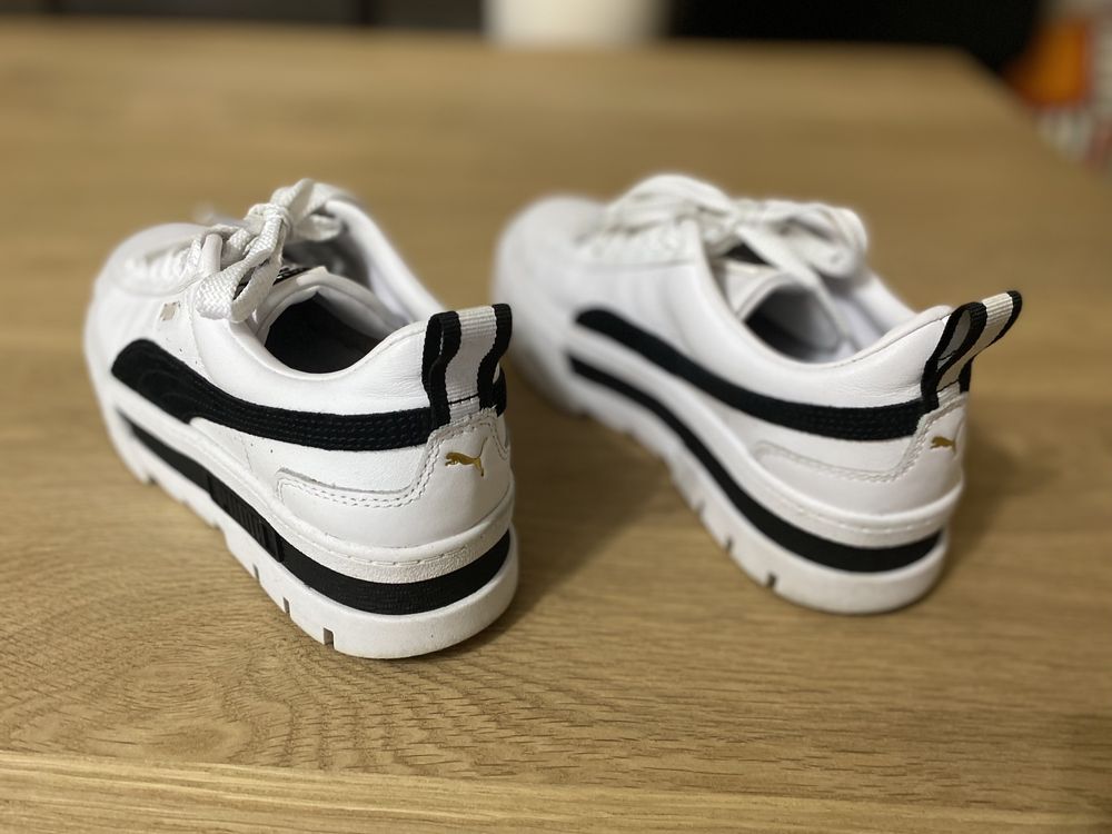 Puma Mayze alb cu negru 37,5