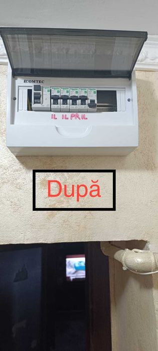 Electrician autorizat realizez instalații electrice la casa/apartament