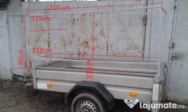 Remorca auto de 750 kg/ Platforma de Inchiriat