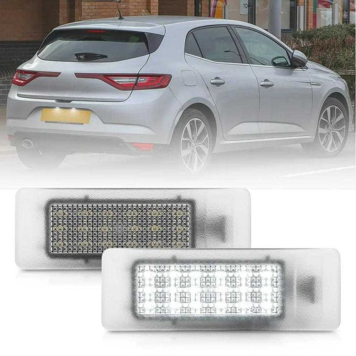 LED Плафони за заден номер Renault Megane Scenic Kadjar Dacia Clio