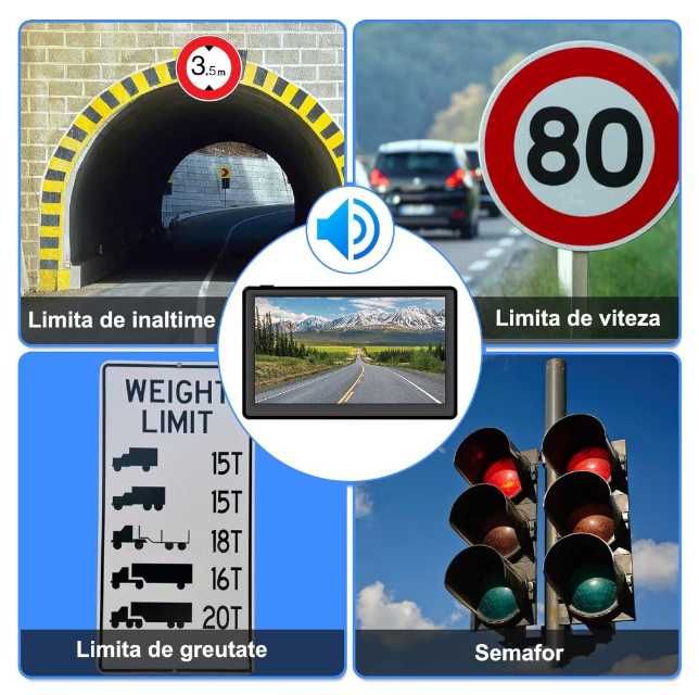 Navigatie GPS 7" Bluetooth Igo Primo Autoturism Camion Truck navigator