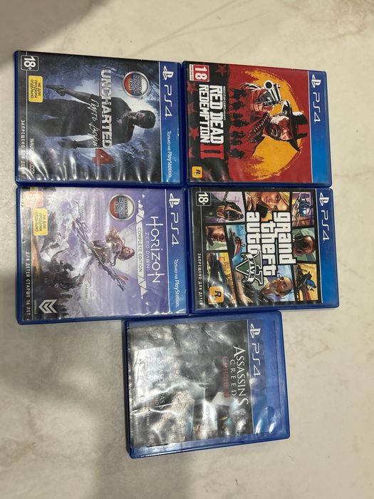 Диски для ps4 в отличном состоянии