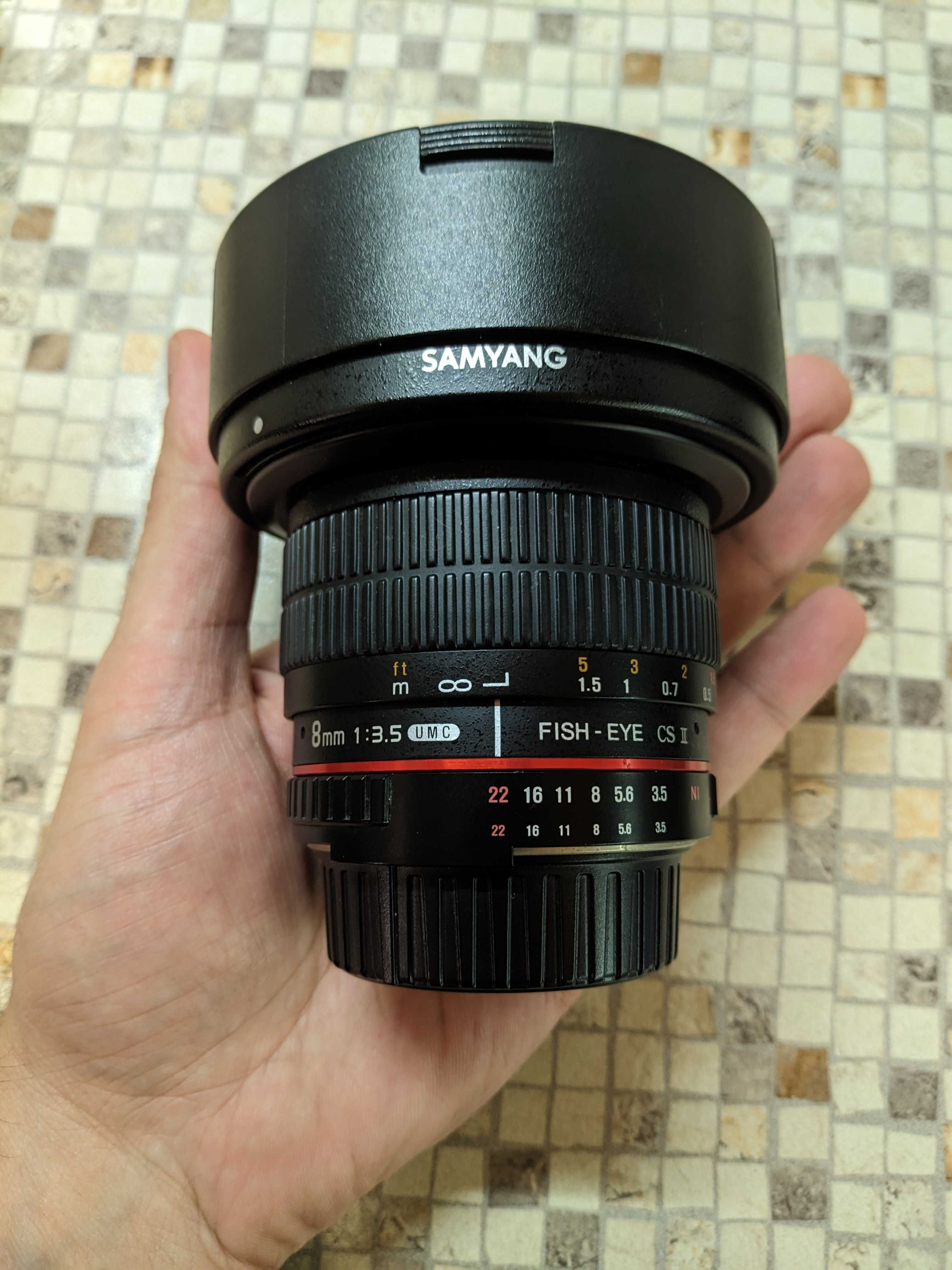 Обектив Samyang 8mm F3.5 UMC Fish-Eye CS II за Nikon