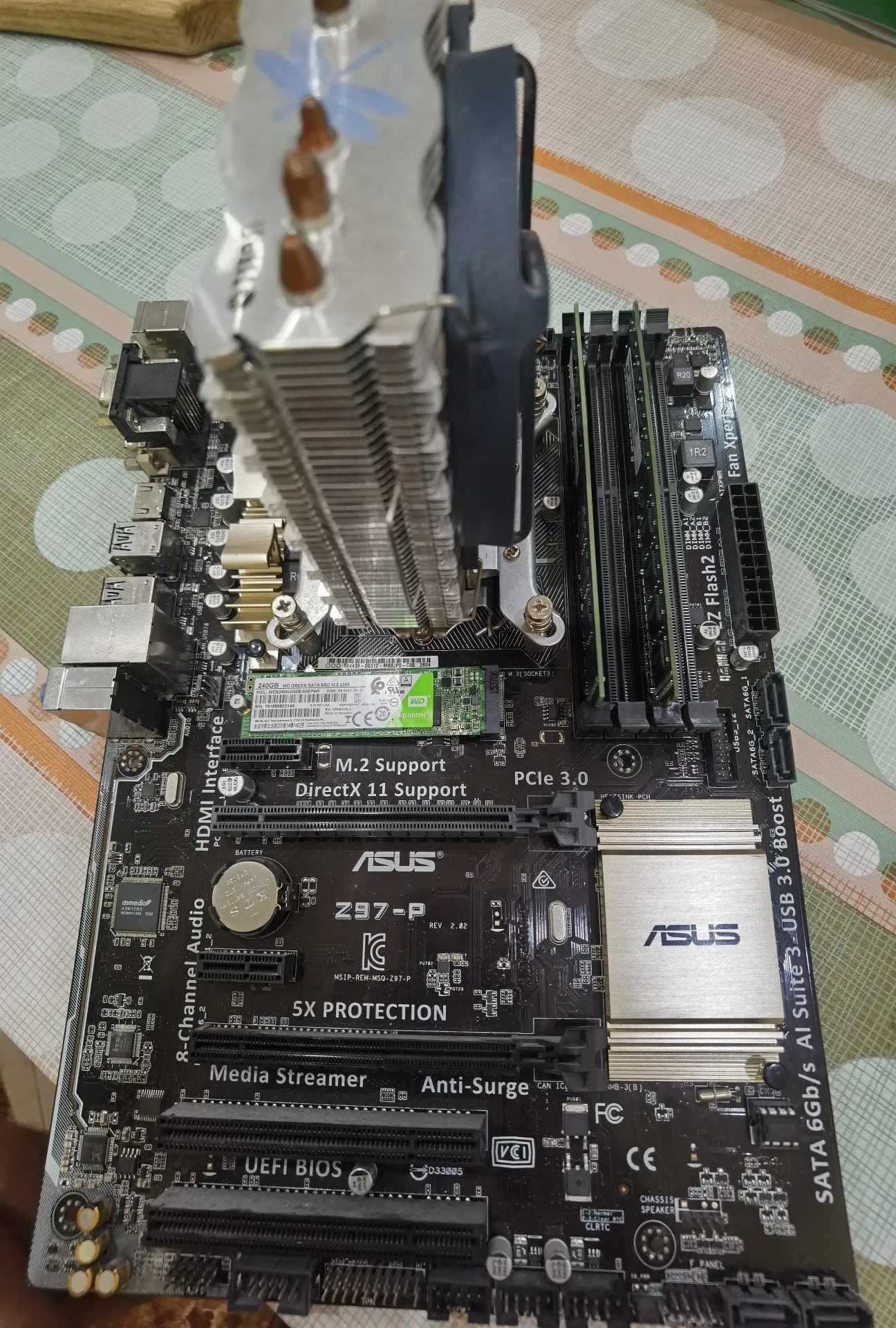 procesor i7 4790k soket 1150 , mb asus z97-p , 32 gb ram corsair