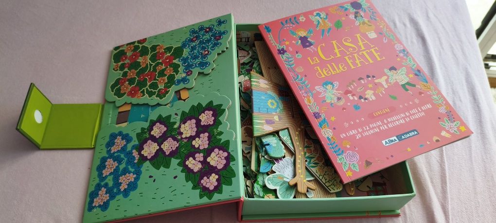 Книга "La Casa delle Fate" (Къщата на феите) с 3D модел за сглобяване
