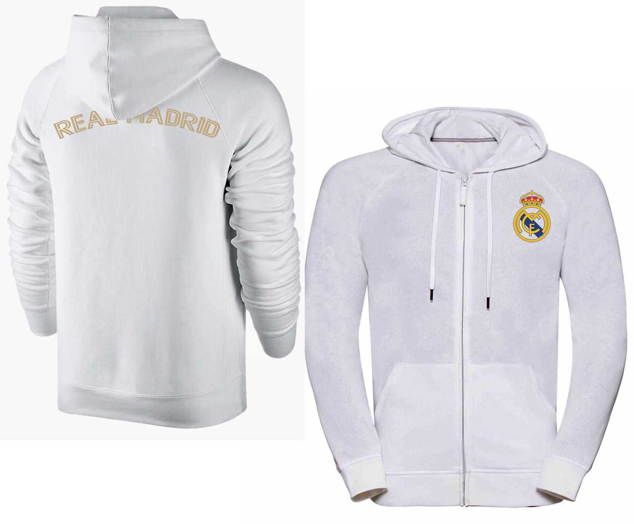 Суичър с цип / ZIP Hoodie REAL MADRID / РЕАЛ МАДРИД. Или с ТВОЯ идея!