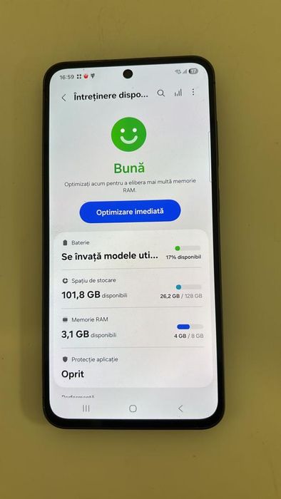 Telefon mobil Samsung Galaxy S24 FE, Dual SIM, 8GB RAM, 128GB, 5G -A-