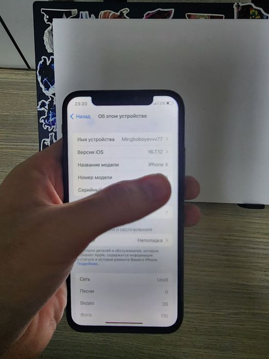 Iphone x 64 gb xolati yaxshi