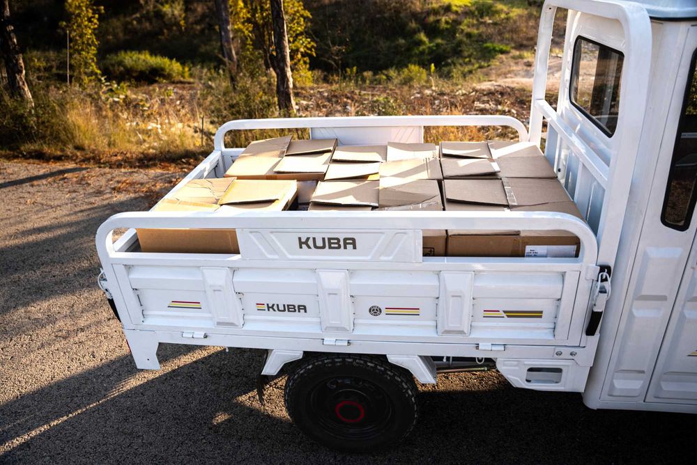 Triciclu electric KUBA E-KAMYONET cu cabina 25 KM/H
