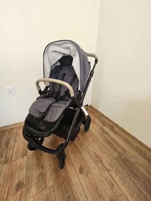 Бебешка Количка Foppapedretti Eureka, 2 в 1, Denim