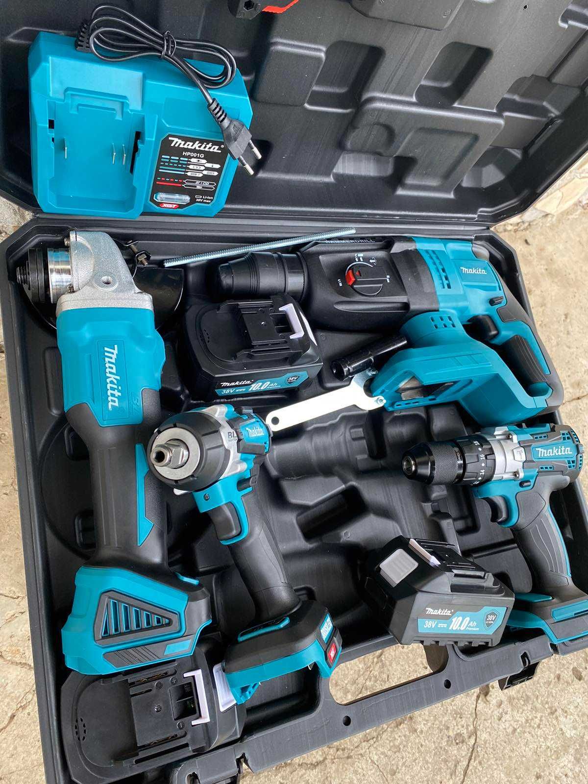 Makita Pro 4в1- Ъглошлайф,Винтоверт,Гайковерт и Перф. Макита ГАРАНЦИЯ