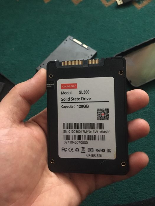 Продам ssd диск 120г