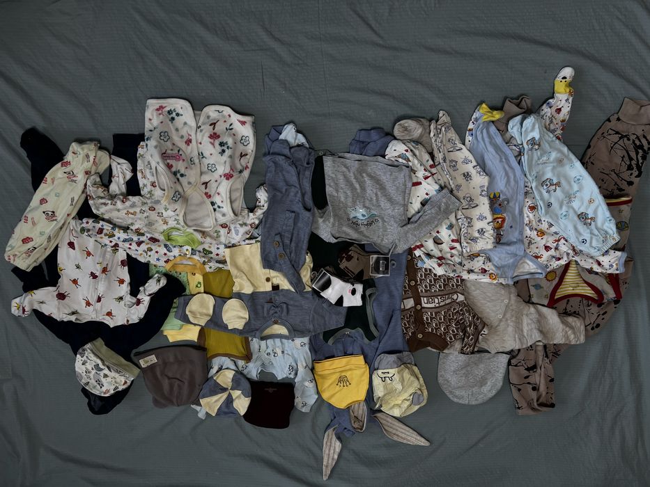 Детские вещи разных возрастов