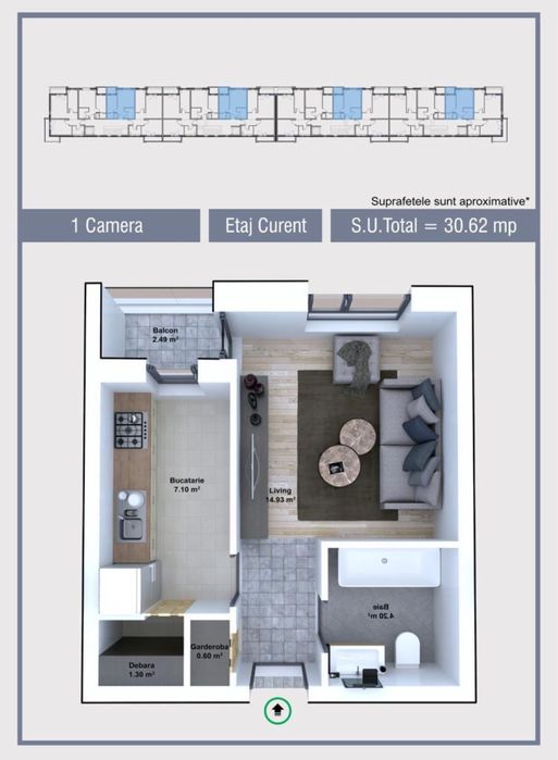 Garsoniera Militari Residence Chiajna
