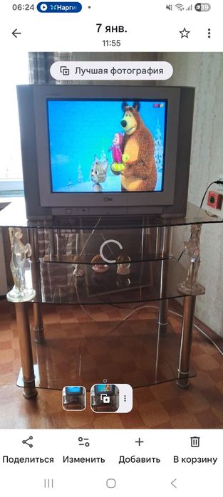 Продаётся телевизор с полкой