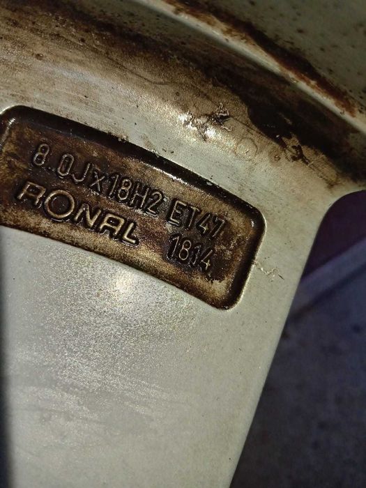 Jante Audi marca Ronal R18 cu anvelope de vara, dot 2021, 245/40ZR18