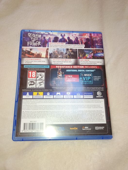 Watchdogs Legion ps4 ps5 playstation 4