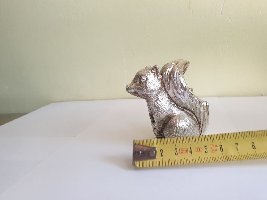 miniatura veverita argint laminat Italia