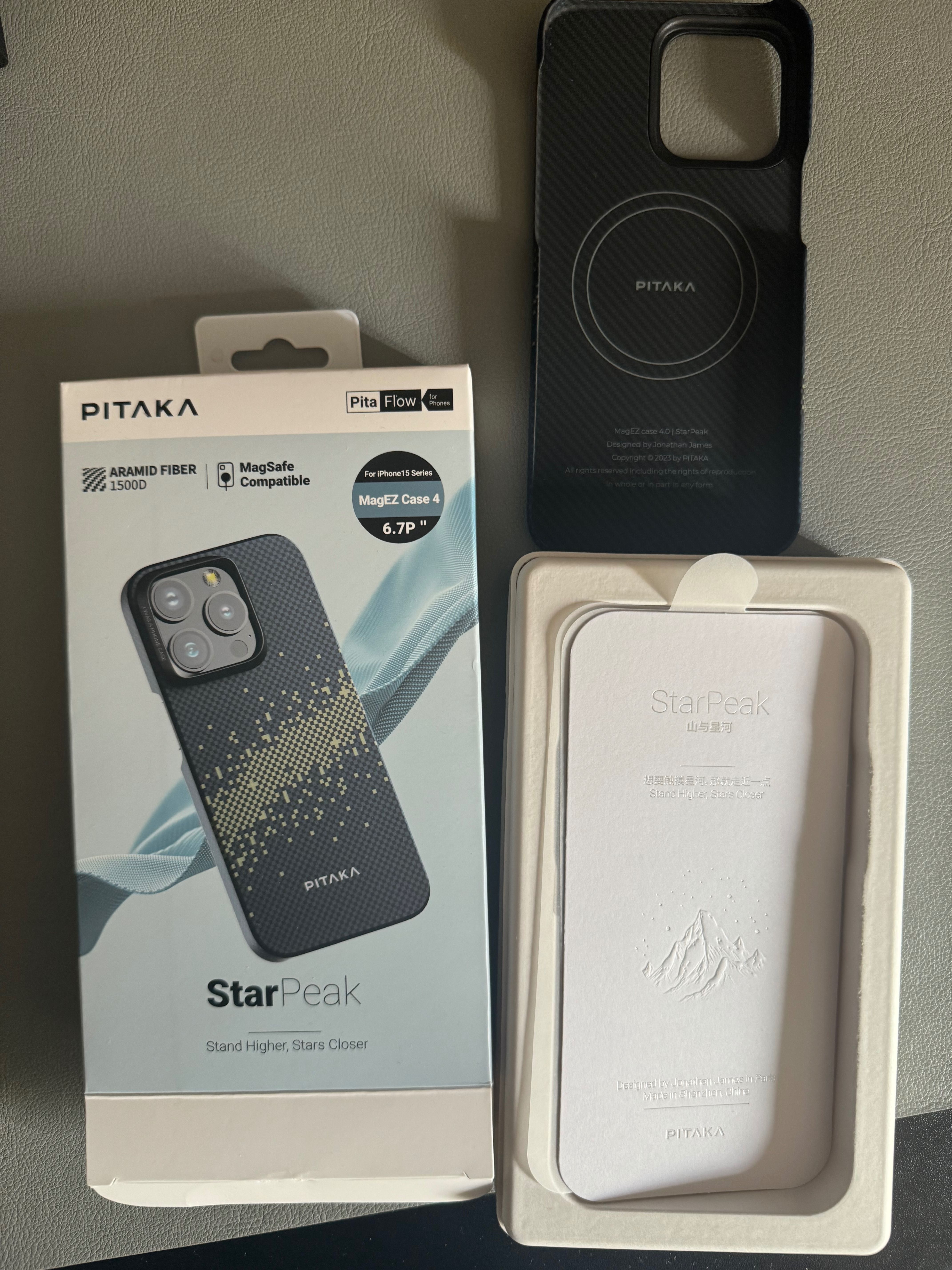 Husa MagEZ 4 StarPeak Milky Way Pitaka ,Aramida iPhone 15 Pro Max