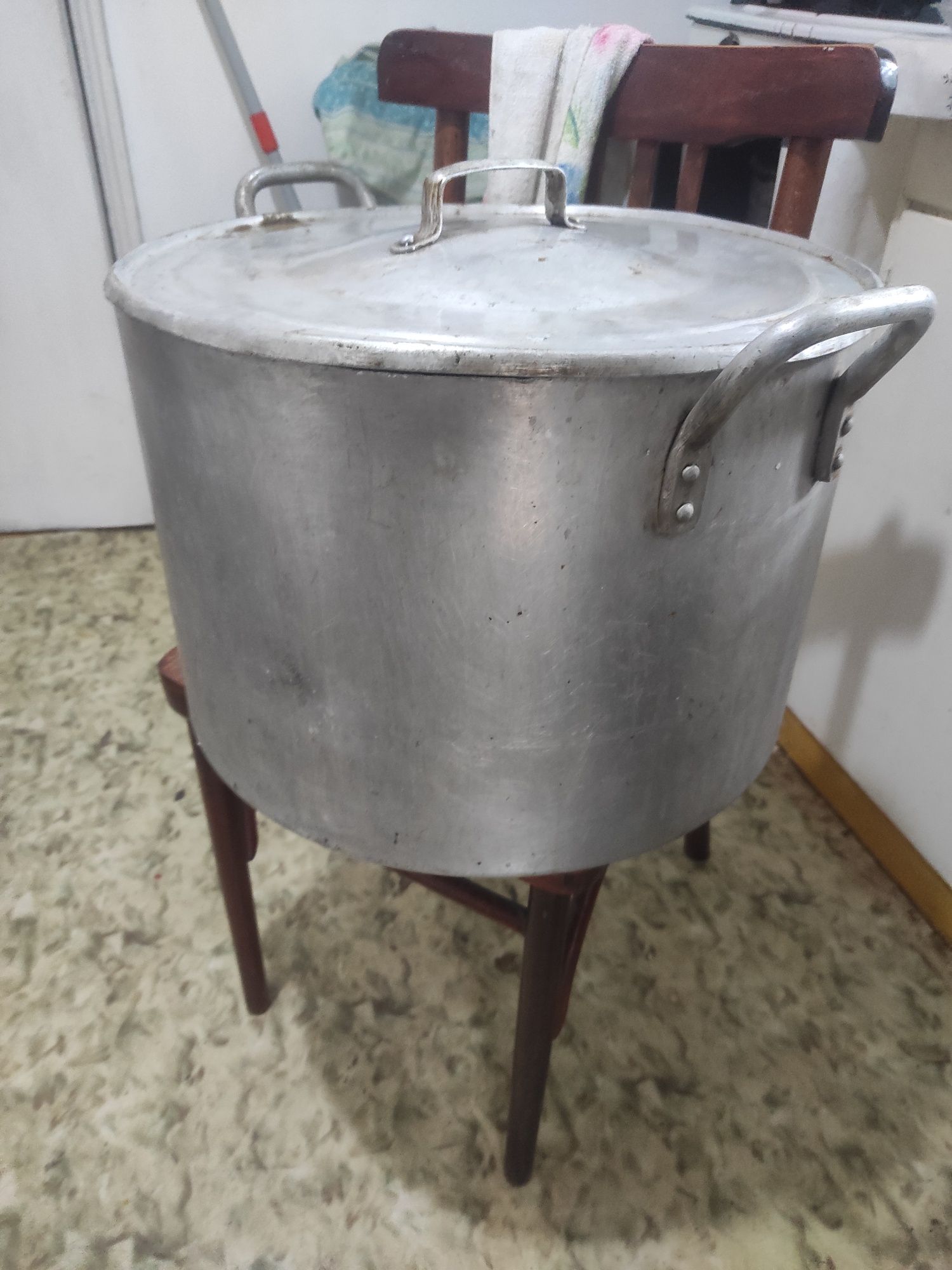 Кастрюля алюминиевая 40 л.