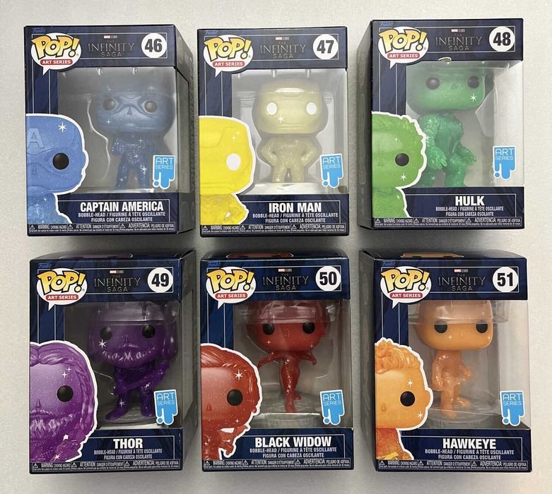 Funko Pop Art Series Marvel Infinity Saga , TMNT Ninja Turtles