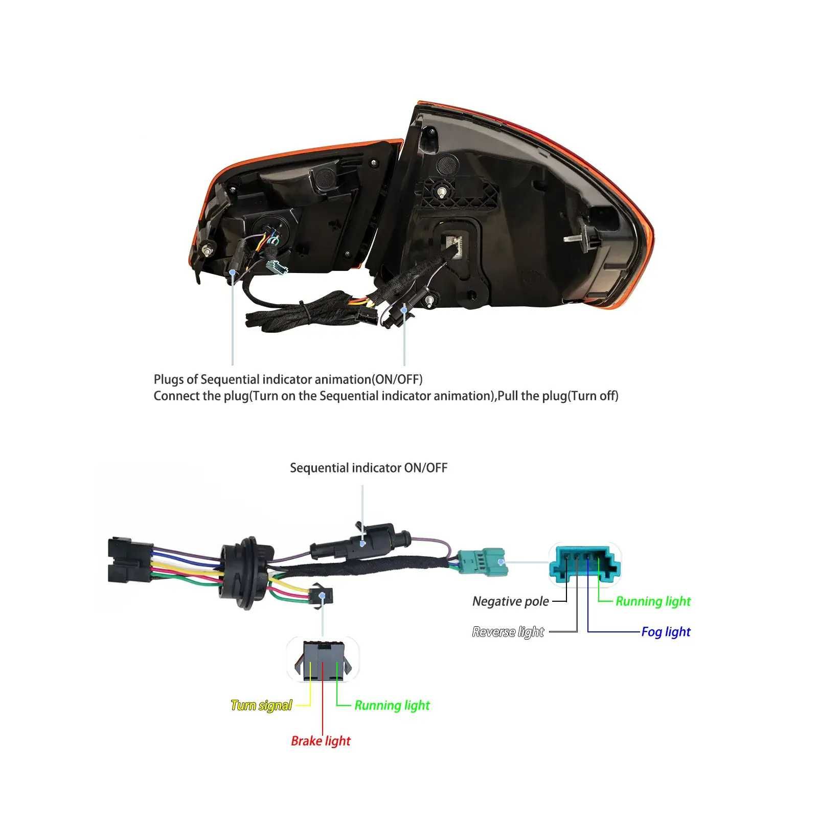 Комплект OLED стопове с динамични мигачи за BMW 5 F10 2011 - 2017