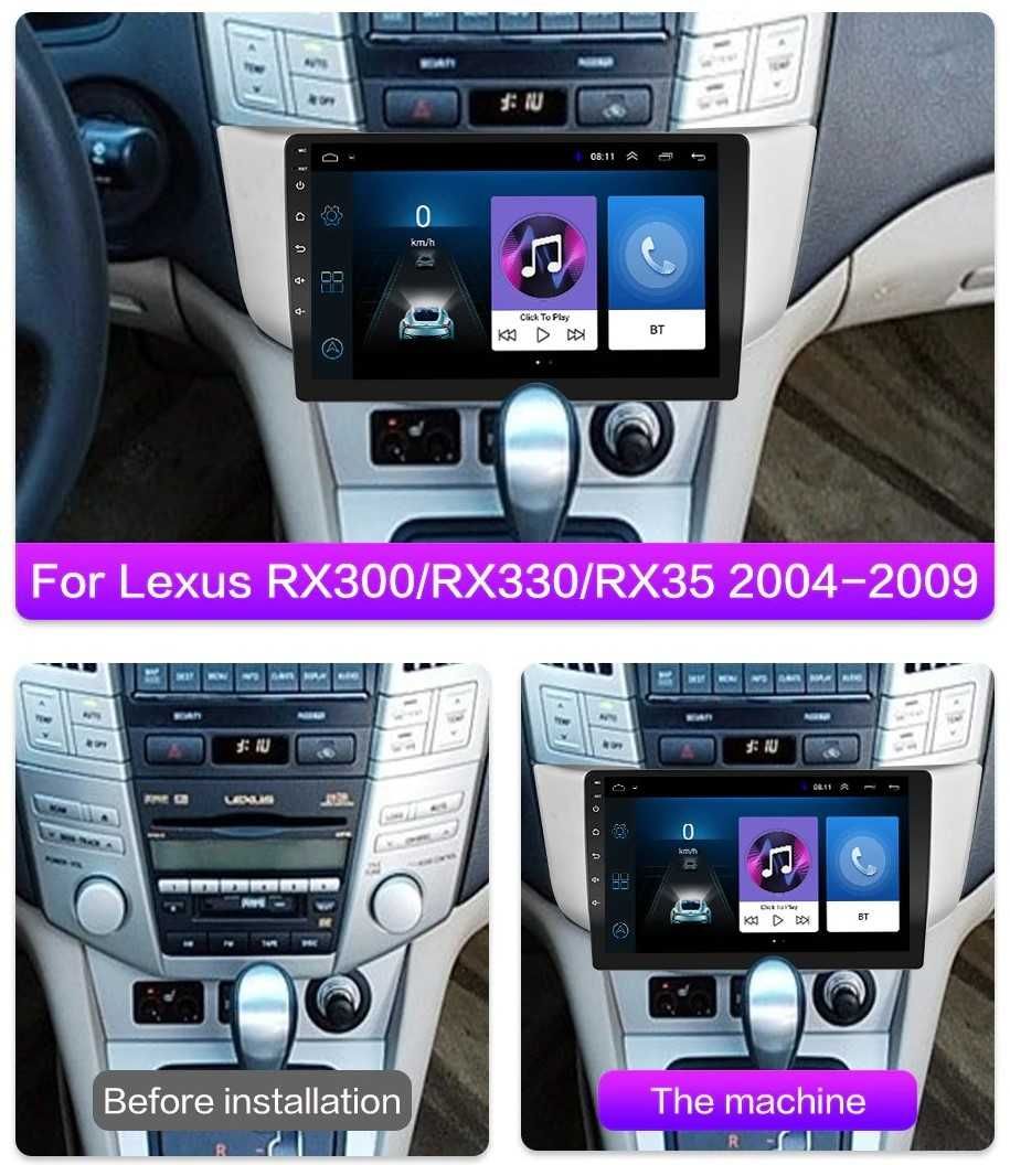Navigatie Android Lexus RX330 RX350 RX400H,Toyota Harrier-Noua !!