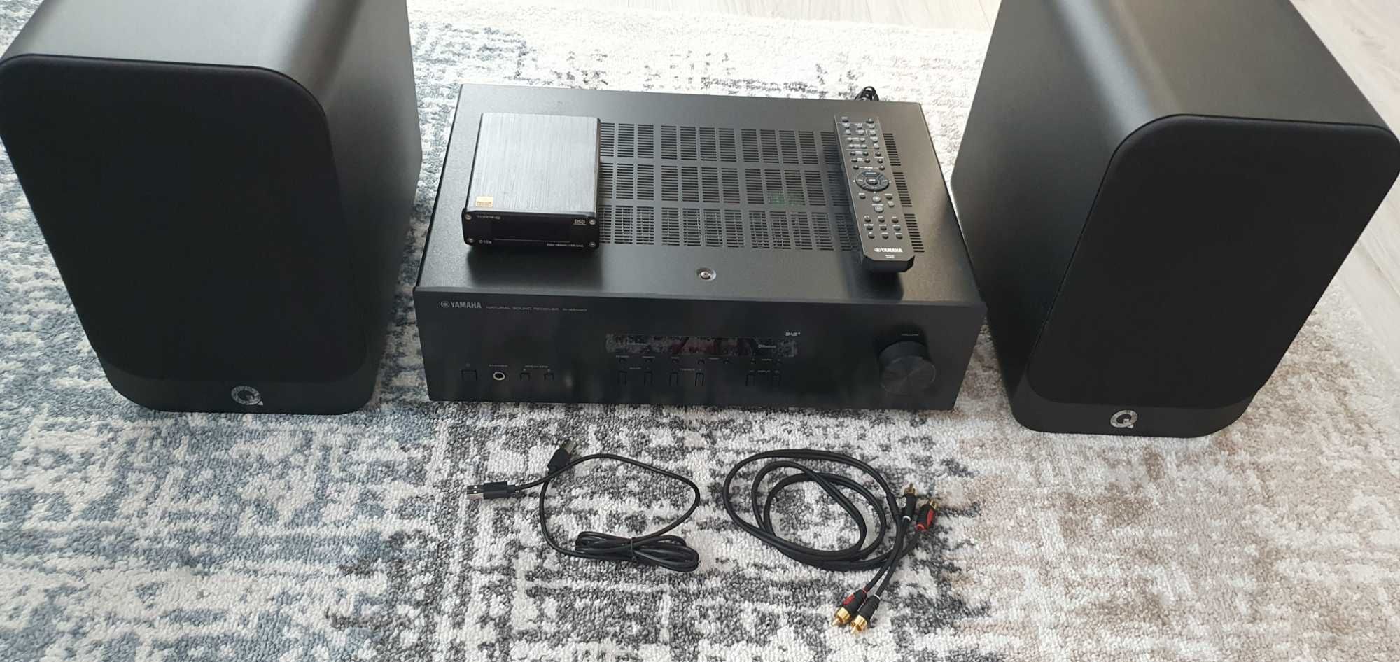 Receiver Yamaha / boxe Q Acoustics