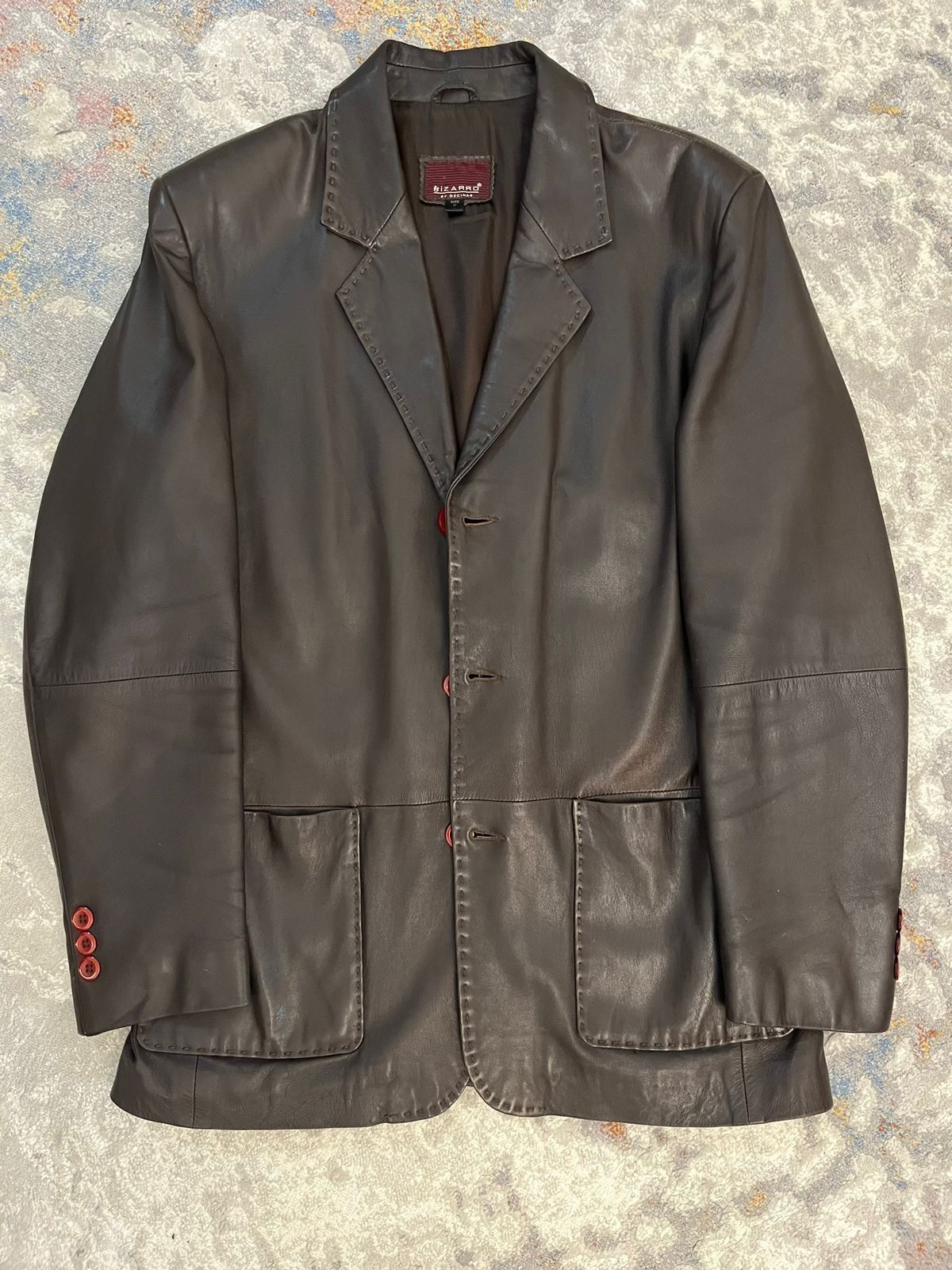 Пиджак мужской кожаный Bizarro, размер М (50)