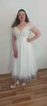 Rochie de mireasă cu pene