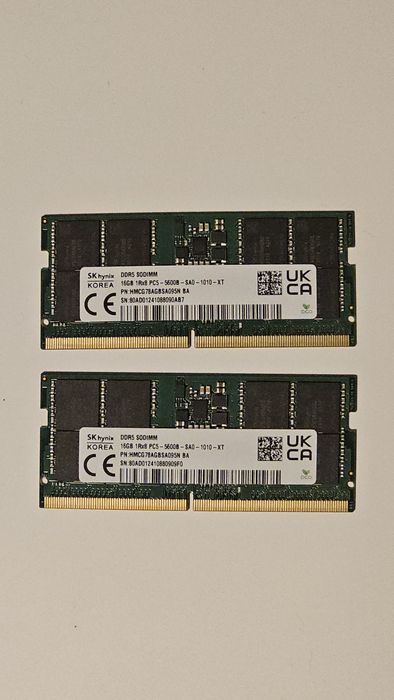 SK Hynix 32 GB RAM kit (2x16 GB) Sodimm DDR5
