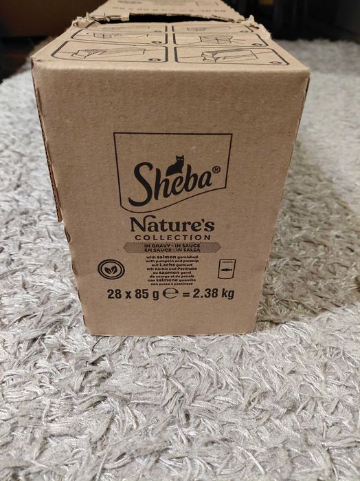 Mâncare Sheba cu somon