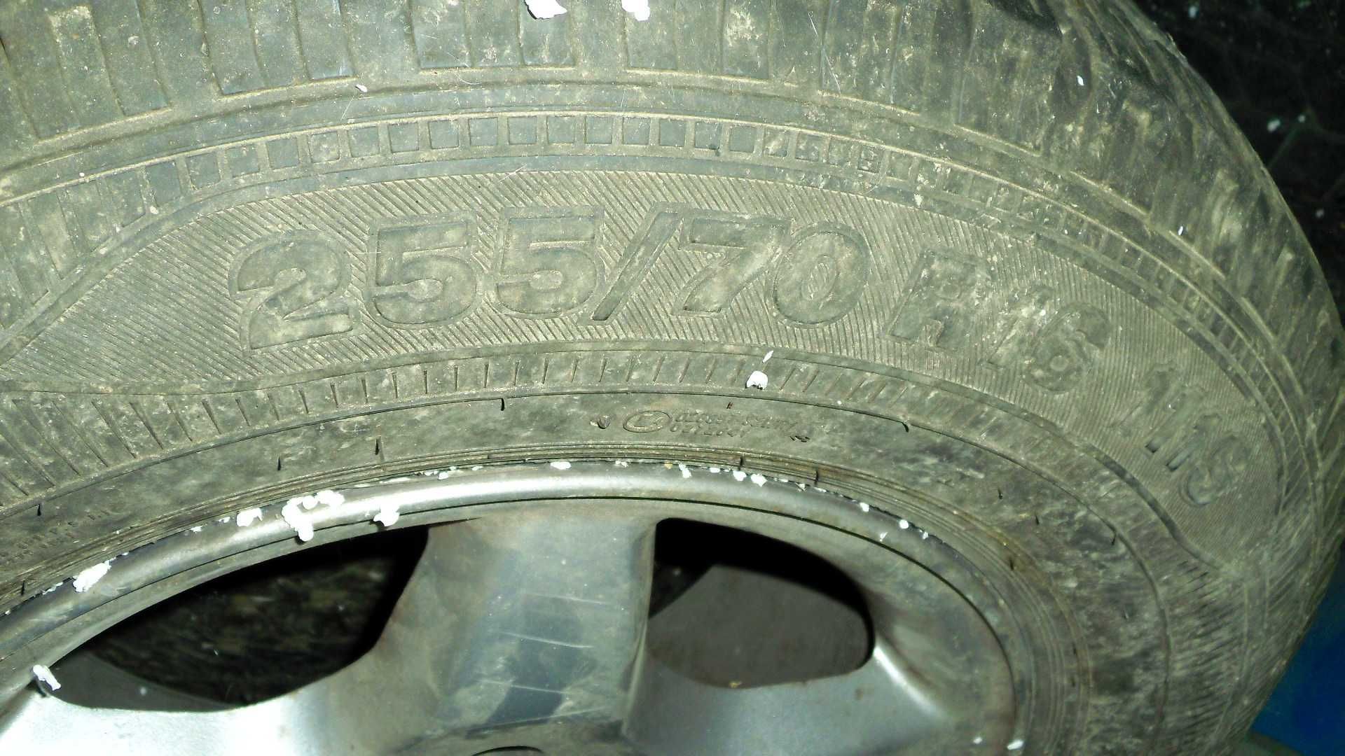 Джанти 16 " за мерцедес mercedes ML 5x112 и отлични гуми 255/70/16