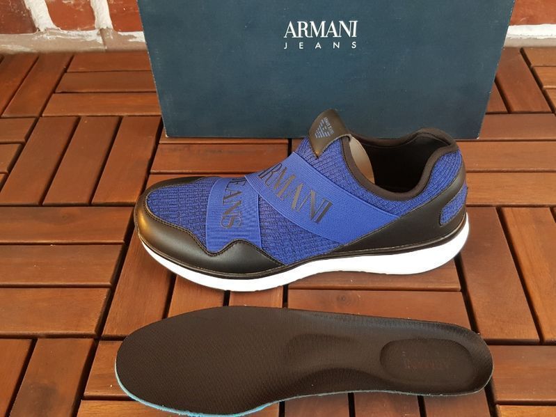 ПРОМО ARMANI JEANS- 43 -Оригинални сини мъжки спортни обувки