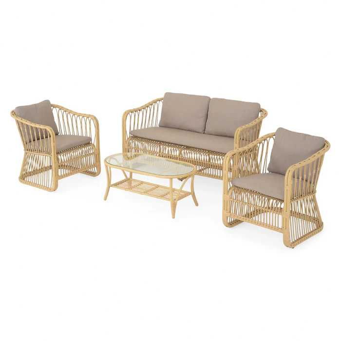 Set mobilier gradina/terasa 2 fotolii canapea și masa OFERTA RICHMOND