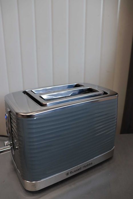 Тостер Russell Hobbs Inspire Grey Модерен дизайн, Чекмедже за трохи