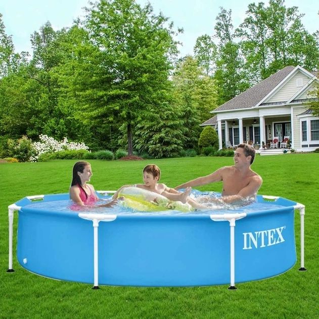 ORIGINAL Intex basseyn 220x150x60 бассейн dostafka ustanofka