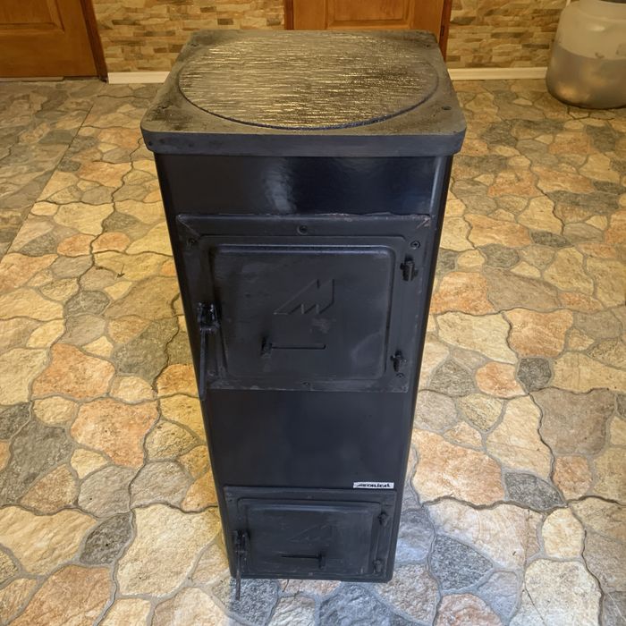 Vand soba emailata noua pe combustibil solid