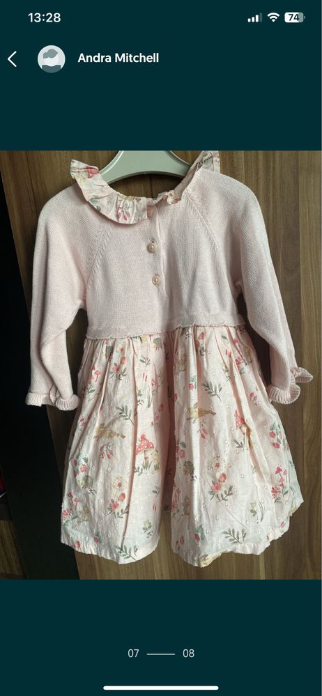 Next 5 pantaloni 74 si rochie next 74