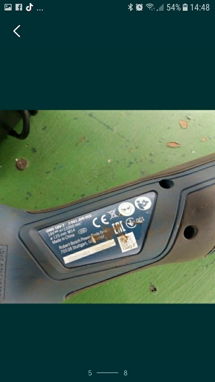 Flex Bosch GWS 18V-7