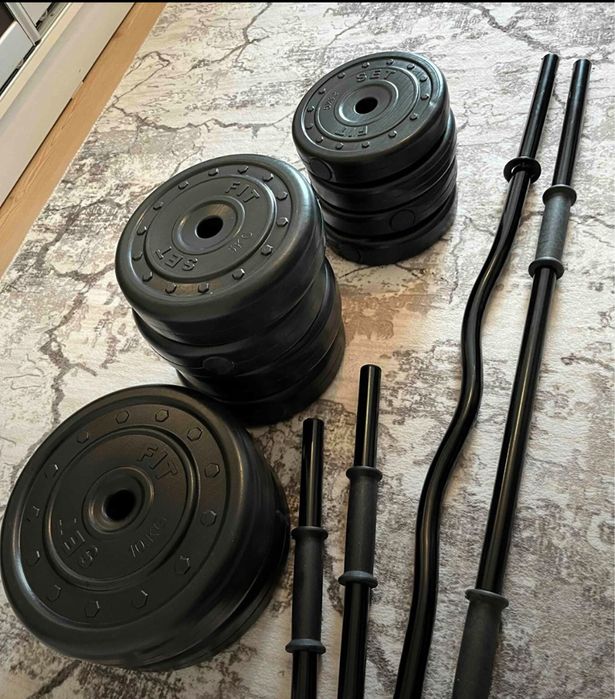 Лостове и тежести 50 кг Дъмбели