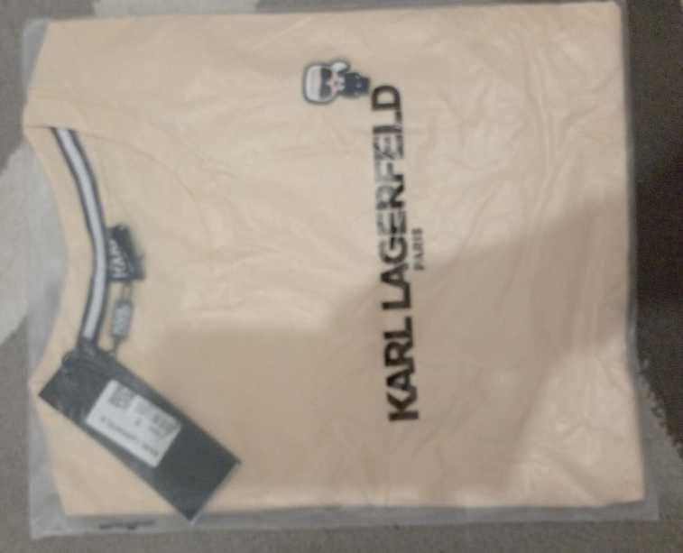 Оригинална чистно нова дамска тениска Karl Lagerfeld - размер С