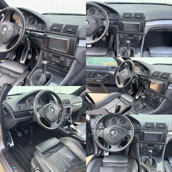 Bmw 540i V8 MANUAL ÎnActe ///MPachet fabrica ALCANTARA/Trapa/Perdeluta