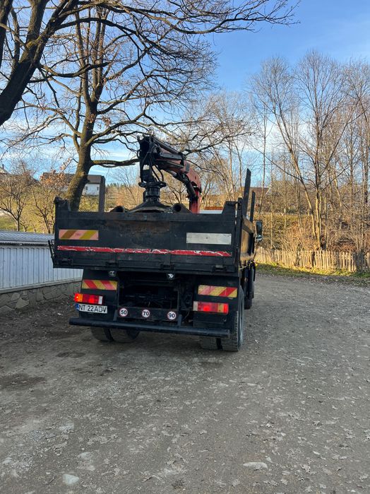 Man 18 tone cu macara forestieră!