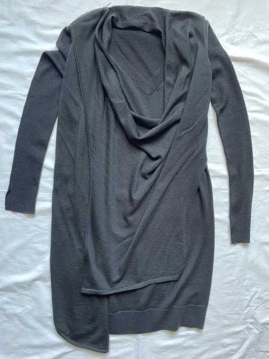 All Saints Drina Draped Wool Dress