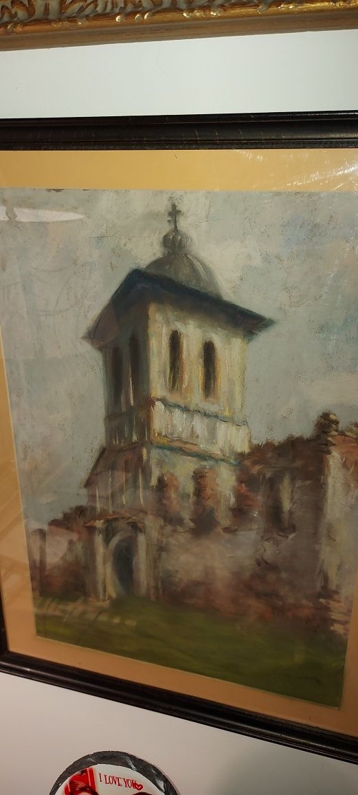 Tablou vechi, ulei, semnat,autor consacrat.
